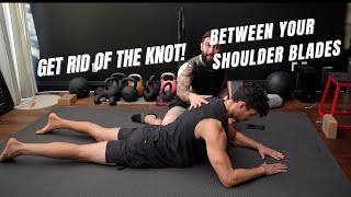 FINALLY get rid of that "MUSCLE KNOT" on your upper back