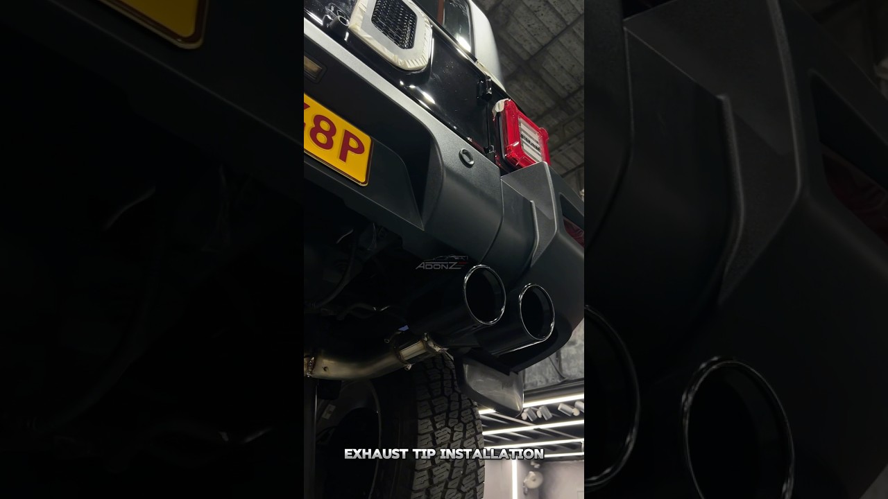 Exhaust Tip Installation In Mahindra Thar 