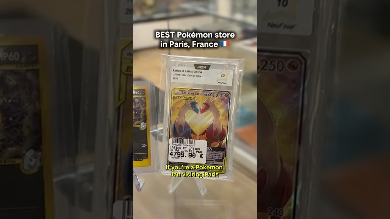 Best Pokmon Store in Paris, France  Inside Fuji Store, a Collector's  Dream for PSA 10s  The Fang Girl