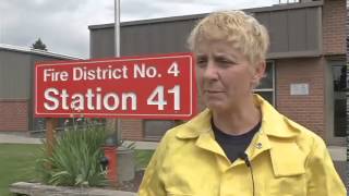 Firefighters asking people not to shoot fireworks