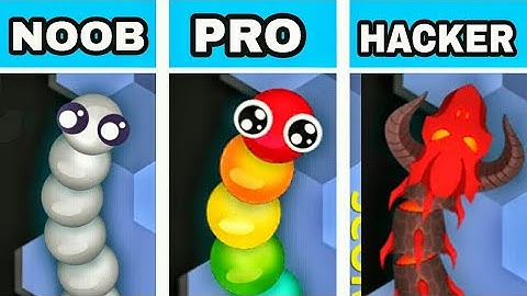 🐍SNAKE.IO - NOOB VS PRO VS HACKER GAMEPLAY, NEW UPDATE MOBILE GAMES 2023