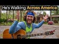 He's Walking Across America (MIKE POSNER)