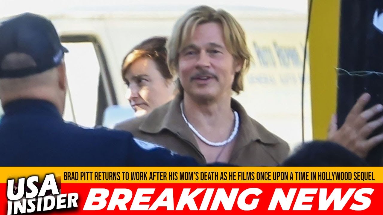 Brad Pitt Returns to Work After Mom’s Death | Filming ‘The Adventures of Cliff Booth’ Sequel