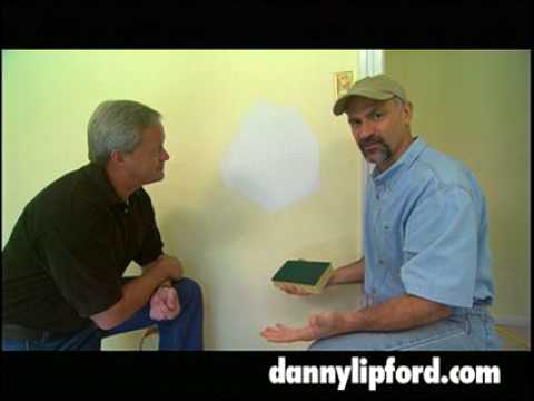 Drywall Sponge Sanding  Today's Homeowner with Danny Lipford