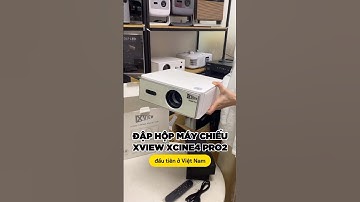 Diện mạo hoàn toàn mới của máy chiếu Xview Xcine4 Pro2  - Cứng cáp hơn, thẩm mỹ và dễ decor hơn.