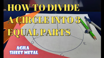 How To Divide A Circle Into 3 Equal Parts