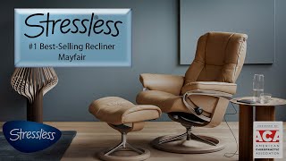 Stressless Mayfair Recliner - #1 Best Selling Stressless Recliner by Designer Home Comfort