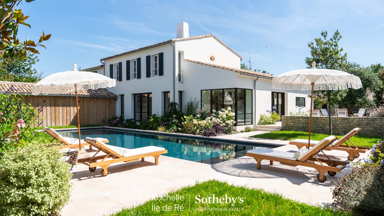 VILLA DE RÊVE AU COEUR DE ST MARTIN - ÎLE DE RÉ