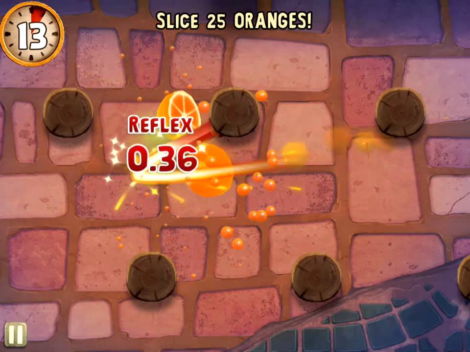 Кот в Сапогах и Фруктовый ниндзя! Fruit Ninja! РЕКОРД 5950! Серия 4 ...