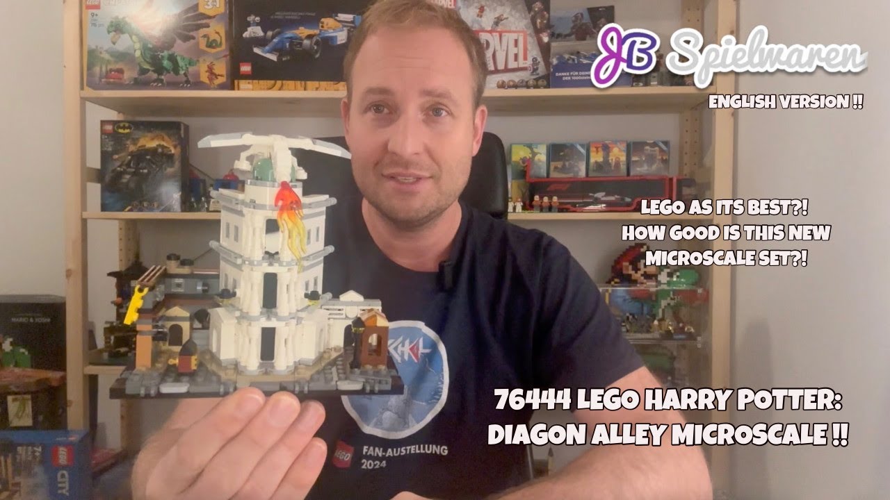 LEGO as its best: 76444 Harry Potter Dragon Alley Microscope Review!