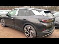 Volkswagen NEW ID4 2021 in 4K Mangan Grey  21 inch Narvik First look! Walk around OUTSIDE DETAIL