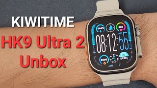 KIWITIME HK9 Ultra 2 Smart Watch Black Color Unbox-Local Music Gesture-Best  Watch Ultra 2 Copy? 