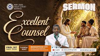 PASTOR E.A ADEBOYE SERMON | RCCG MAY 2026 HOLY GHOST SERVICE