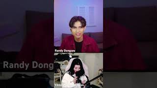 Randy Dongseu and Tori Grand Ometv Singing Reaction #cover #coversongs #randydongseu