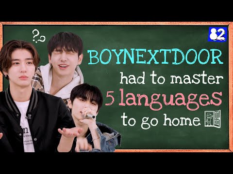 (CC) K-pop Idols Try THIS Tongue Twister For The First Time😵ㅣTongue TwisterㅣBOYNEXTDOOR