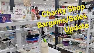 Finding Bargains at Charity Shop & Sales Update