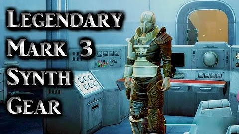 Fallout 4 ► Rare Legendary Mark 3 Synth Gear Armor Piece Location