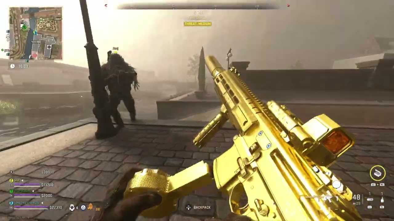 Call of Duty DMZ Vondel - fighting a few teams around Fire-station, and getting overly confident...