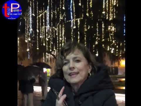 Collecchio 8 dicembre, le immagini dell'accensione dell'albero di Natale