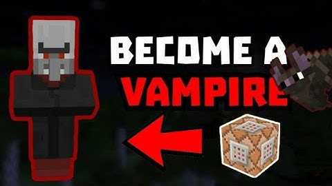 Become a Vampire in Minecraft | Command Block Tutorial