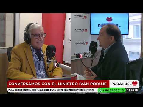 INTERVIEW 🔴▶️ IVÁN PODUJE, MINISTER OF HOUSING AND URBAN PLANNING, SPEAKS WITH PABLO AGUILERA