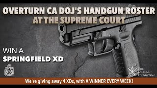 Battle of the day - 10/10/18: help overturn ca doj's handgun roster at
supreme court donate http://bit.ly/2ydlrfp and be entered to win a
springfield ...