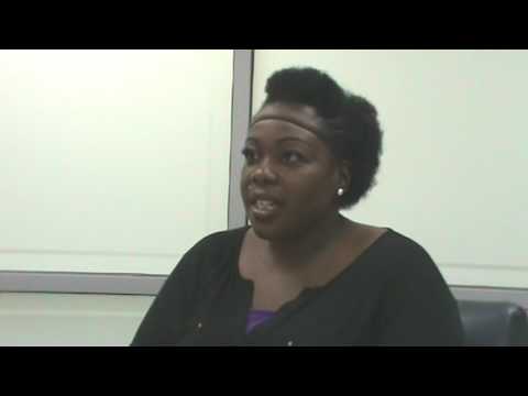 women giving presentation