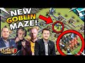 NEW MAZE Challenge vs YouTubers in Clash of Clans!