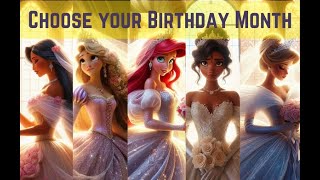 Choose your Birthday Match | Disney Princess Wedding Dress screenshot 3