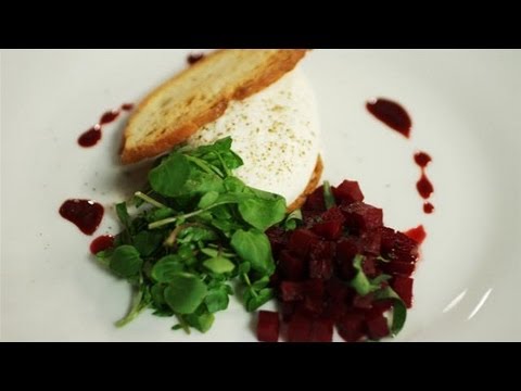 Video: Baked Beetroot With Puffed Cheese And Sour Cream Mousse