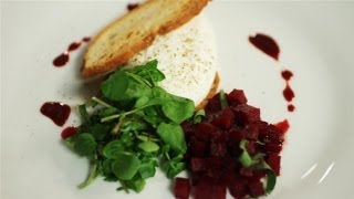 How To Make A Goats Cheese Mousse With Pickled Beetroot Salad: Simply Gourmet