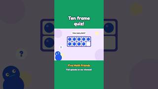 Ten Frame Quiz! How Many Dots  #mathforkids #countingforkids #learntocount
