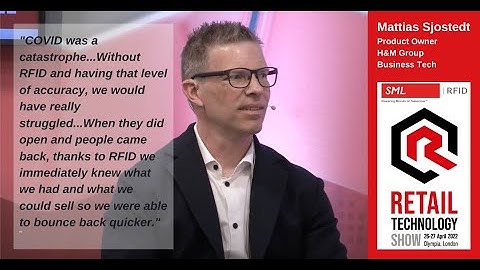 Mattias Sjostedt, H&M Group Product Owner, In Store Stock Optimization at RTS2022 Panel