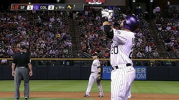 SF@COL: Rosario breaks tie with bloop RBI single