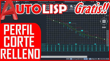 Crear PERFIL LONGITUDINAL | CORTE y RELLENO | DISEÑO DE CURVAS VERTICALES en AutoCAD 2022 | AutoLISP