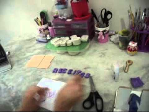 CADERNO DE RECEITAS + PONTEIRA CUPCAKE