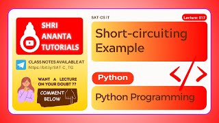 Short-circuiting Example #computerengineering #pythonprogramming #pythonforbeginner #pythontutorial
