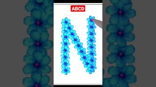 Flowers ABCD Alphabets writing!!