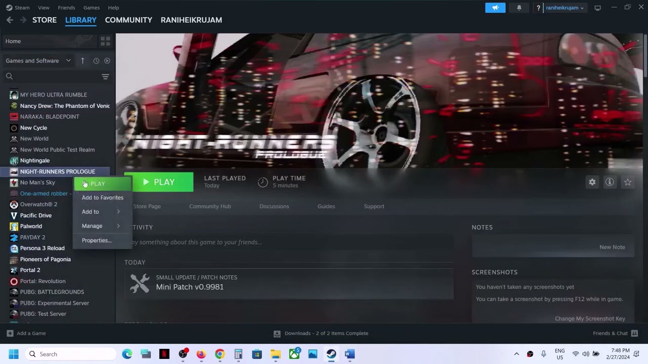 Fix NIGHT RUNNERS PROLOGUE Not Loading/Stuck On Loading Screen On PC