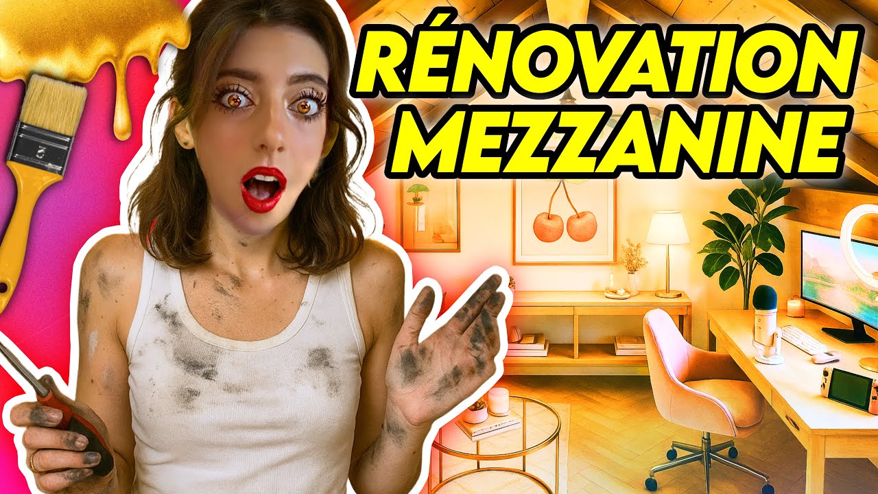 J’AMÉNAGE MA MEZZANINE TOUTE SEULE ! 👷‍♀️ *ROOM MAKEOVER, DÉCORATION, 1H DE VLOG,*  ⟡༝⋆꙳