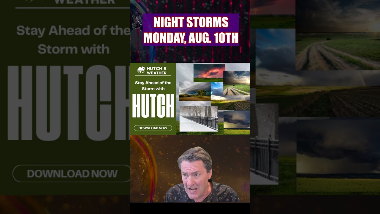 Monday Late Night Thumpers on the Way - Big time Gusts and Hail Potential. #Weather #thunderstorm