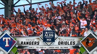 FS1 ALDS intro | TEX@BAL | 10/8/2023 (GM2)
