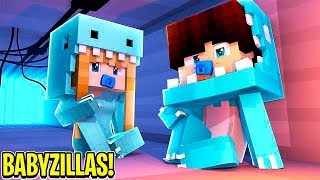 BABYZILLA&#39;S: ALEX AND AMY&#39;S SLEEPOVER IN THE CASTLE! (Minecraft Roleplay).