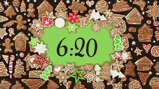 10-Minute Timer Gingerbread Cookie -  No Music, No Alarm - Perfect for Winter Holiday Fun