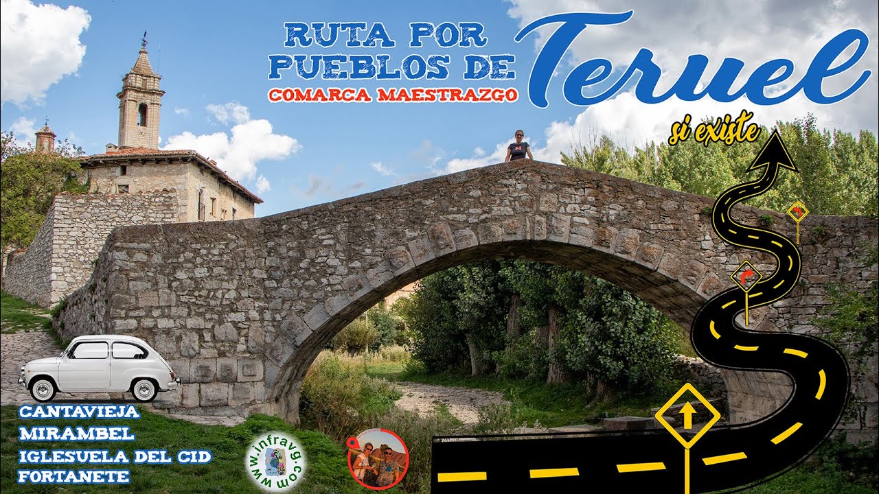 ¿El pueblo más BONITO de TERUEL? RUTA en coche