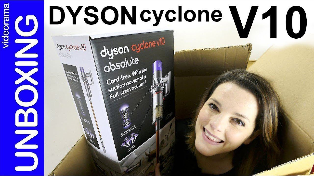 Dyson Cyclone V10 unboxing -limpiando BUGs en el clipsetlab- - YouTube