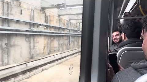 First train through the Metro Tunnel Sunday 30/11/2025 at 10:09am. HCMT set 2 Sunbury-Dandenong