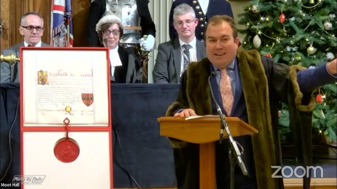 Cllr Darius Laws, Colchester City Status speech 2022 YouTube