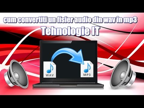 cum convertiți un fișier audio din wav în mp3