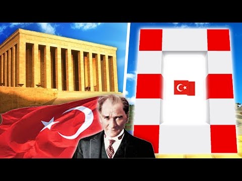 MİNECRAFT'TA ATATÜRK DÜNYASI PORTALI (Anıtkabir)